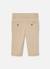 Pantalon garçon satiné élastique Beige 3 - vertbaudet enfant 