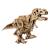 Tyrannosaure rex en bois à construire – maquette mécanique 3D marchante avec ressort en métal Brown 2 - vertbaudet enfant 