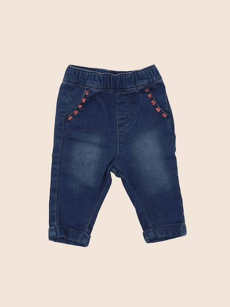 Jegging - 3 mois Bleu 1 - vertbaudet enfant 