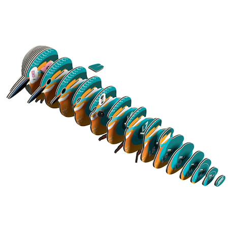 Puzzle 3d - martin-pêcheur Multicolor 2 - vertbaudet enfant 