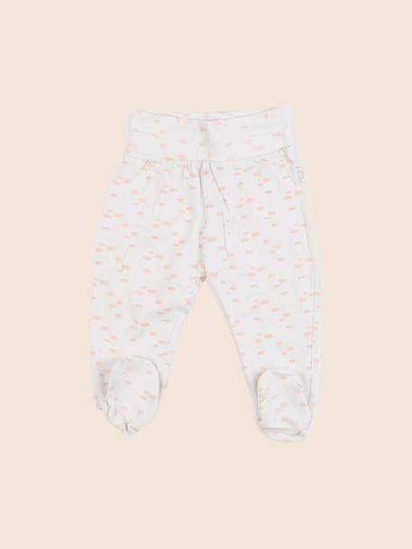 Pantalon - 12 mois Beige, rose 1 - vertbaudet enfant 
