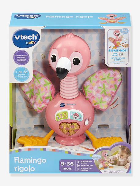 Flamingo rigolo rose 1 - vertbaudet enfant 