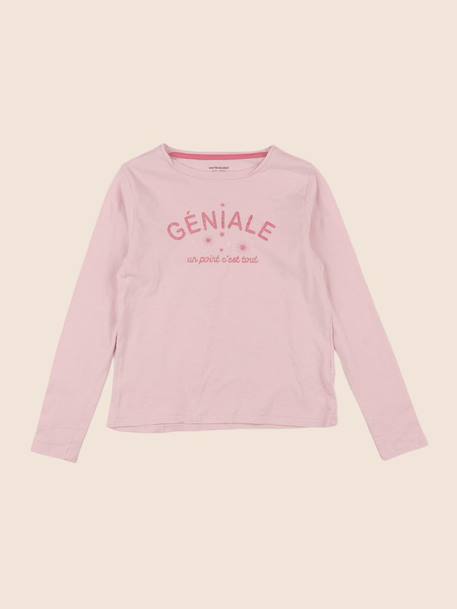 Tee-shirt - 8 ans Rose 1 - vertbaudet enfant 