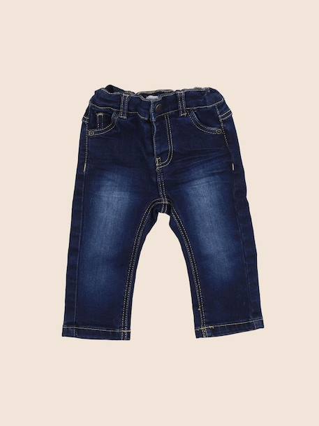 Jean - 6 mois Bleu 1 - vertbaudet enfant 