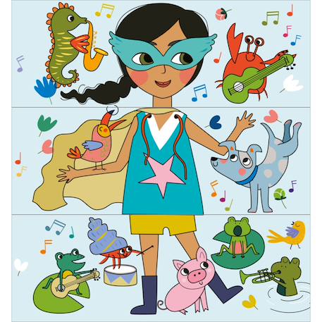 Peinture à l'eau - super héros Multicolor 2 - vertbaudet enfant 