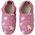 Chaussons bébé cuir souple lola les licornes Rose 2 - vertbaudet enfant 