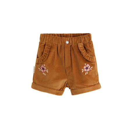 Short enfant en velours côtelé cléo Camel 2 - vertbaudet enfant 