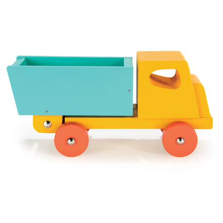 Camion benne en bois – Jouet rétro classique Multicolor 2 - vertbaudet enfant 