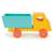 Camion benne en bois – Jouet rétro classique Multicolor 2 - vertbaudet enfant 