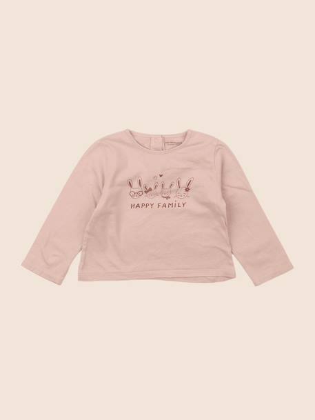 Tee-shirt - 12 mois Rose 1 - vertbaudet enfant 