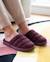 Chaussons mules velours semelle bloup xtra confort Blush+Ivoire+Léopard bordeaux+Multicolor 14 - vertbaudet enfant 