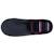 Chaussons mules microvelours semelle ergonomique, mousse à mémoire forme Marine+Noir+Rayures canard 9 - vertbaudet enfant 