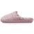 Chaussons mules microvelours semelle ergonomique soutien voûte plantaire Léopard blush 4 - vertbaudet enfant 