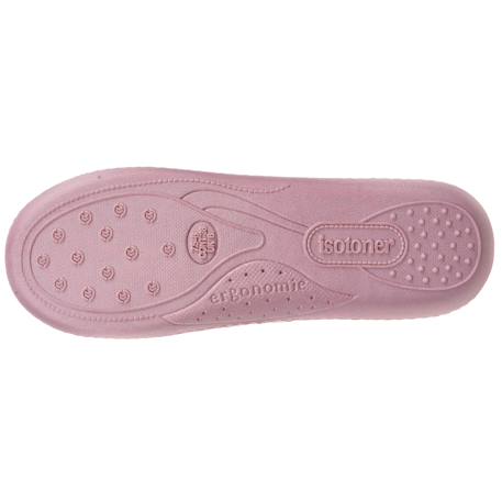 Chaussons mules microvelours semelle ergonomique soutien voûte plantaire Léopard blush 5 - vertbaudet enfant 