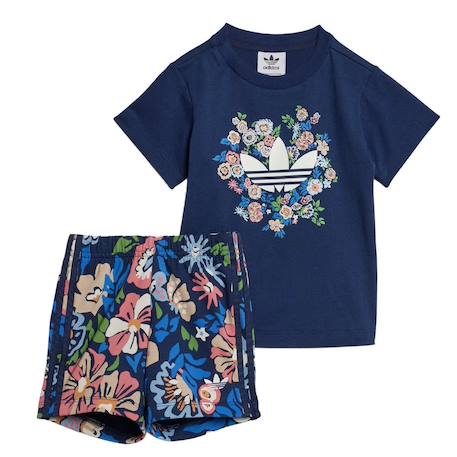 Ensemble garçon short tee set Marine 1 - vertbaudet enfant 