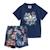 Ensemble garçon short tee set Marine 1 - vertbaudet enfant 