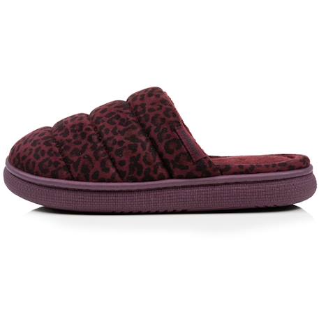 Chaussons mules velours semelle bloup xtra confort Blush+Ivoire+Léopard bordeaux+Multicolor 16 - vertbaudet enfant 