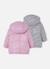Parka fille tissu technique réversible fleurs Rose 4 - vertbaudet enfant 