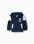 Sweat zippé en coton peigné à capuche et imprimés mickey Bleu foncé 1 - vertbaudet enfant 