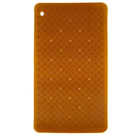 Tapis de bain rectangle antidérapant 39.5cm x 69.5cm en caoutchouc naturel Marron 2 - vertbaudet enfant 
