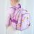 Sac à dos isotherme fleurs du jardin Bleu menthol+Kaki+Princesses+Robot+Rose+Saumon+Vert+Violet, blanc, jaune 14 - vertbaudet enfant 