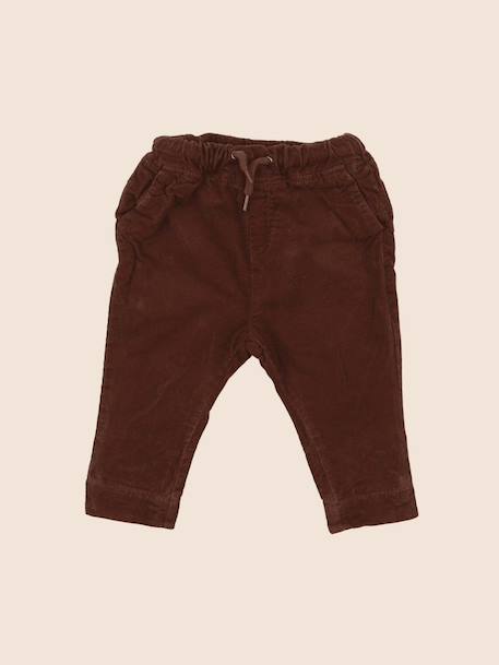 Pantalon - 6 mois Marron 1 - vertbaudet enfant 