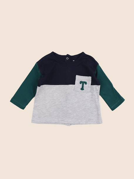 Tee-shirt - 6 mois Gris 1 - vertbaudet enfant 