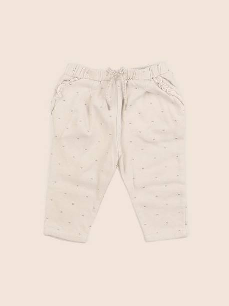 Pantalon velours - 9 mois Beige 1 - vertbaudet enfant 