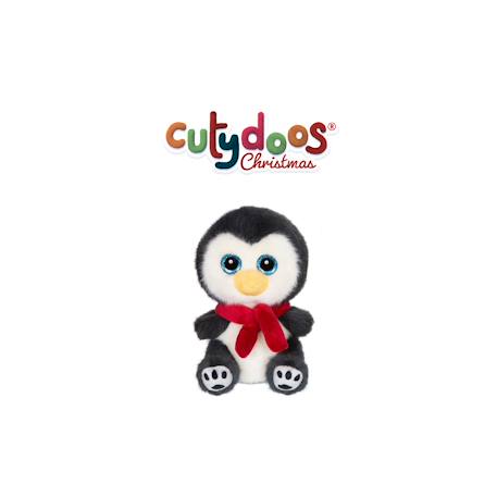 Peluche pingouin Chilly 13 cm Blanc 1 - vertbaudet enfant 