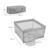 Parc Bébé ZIKI pliable avec entrée latérale zippée, structure en acier et sac de transport inclus pratique Beige+Grey 12 - vertbaudet enfant 