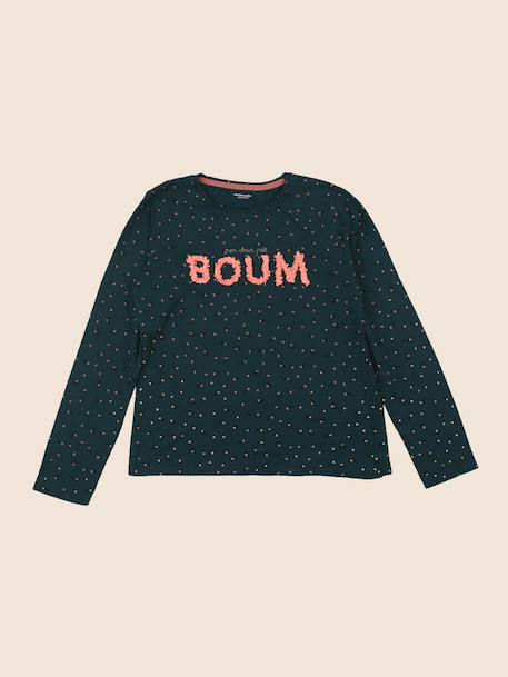 Tee-shirt - 12 ans Rose, vert 1 - vertbaudet enfant 