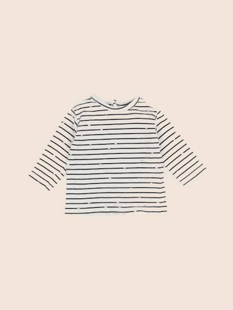 Tee-shirt - 3 mois Bleu, argent 1 - vertbaudet enfant 