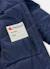 Parka fille en tissu technique avec ceinture Bleu 4 - vertbaudet enfant 