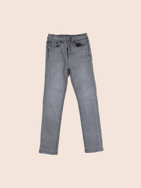 Jean - 7 ans Gris 1 - vertbaudet enfant 