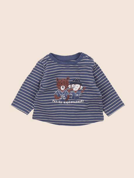 Tee-shirt - 3 mois Bleu 1 - vertbaudet enfant 