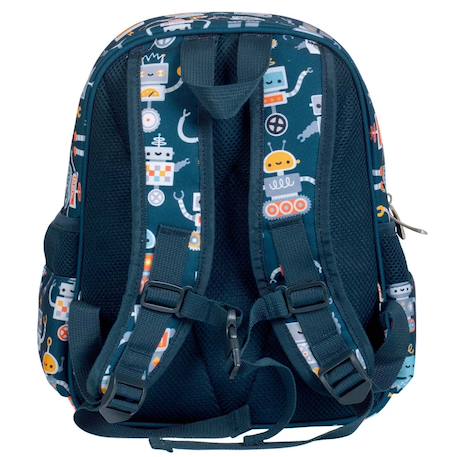 Sac à dos isotherme fleurs du jardin Bleu menthol+Kaki+Princesses+Robot+Rose+Saumon+Vert+Violet, blanc, jaune 23 - vertbaudet enfant 