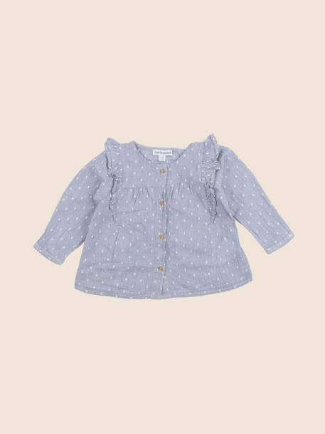 Blouse - 12 mois Bleu 1 - vertbaudet enfant 