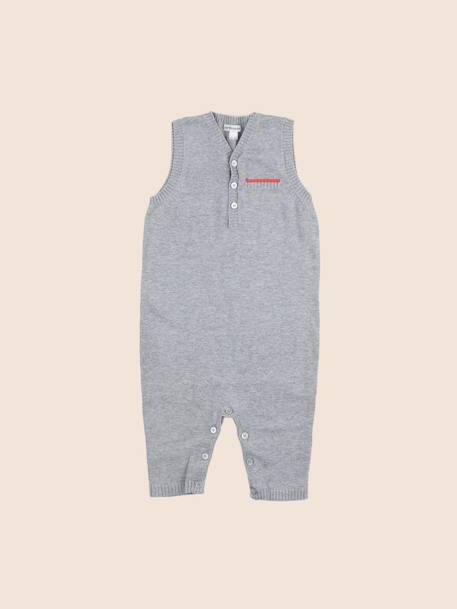 Combinaison - 12 mois Gris 1 - vertbaudet enfant 