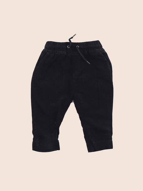 Pantalon doublé - 6 mois Bleu 1 - vertbaudet enfant 