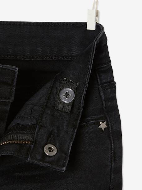 Jean slim MorphologiK fille tour de hanches MEDIUM denim black 5 - vertbaudet enfant 