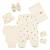 Trousseau naissance ours moka - ensemble naissance 6 pièces Crudo 1 - vertbaudet enfant 