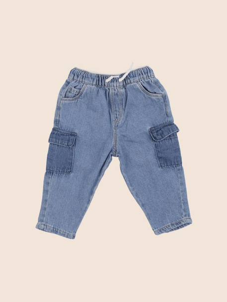 Jean - 6 mois Bleu 1 - vertbaudet enfant 