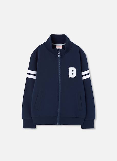 Veste garçon molleton Bleu 3 - vertbaudet enfant 