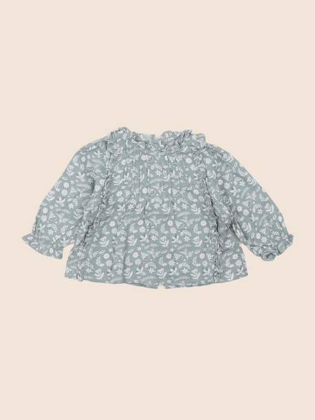 Blouse - 6 mois Vert 1 - vertbaudet enfant 