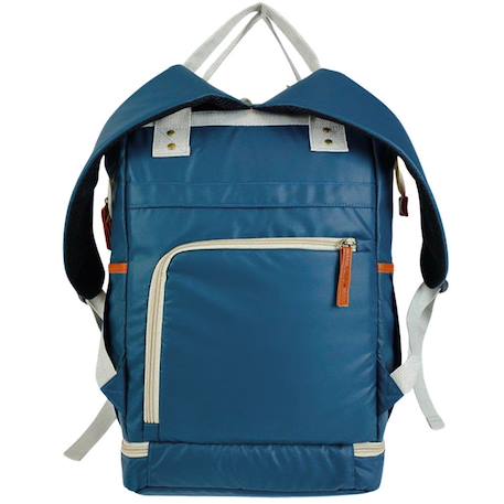 Sac à dos à langer camille Blanc+Bleu 10 - vertbaudet enfant 