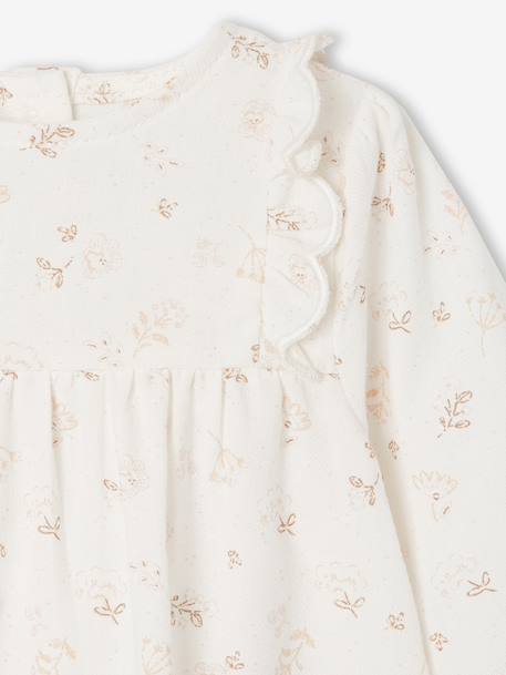 Ensemble robe et collants bébé fille écru 5 - vertbaudet enfant 