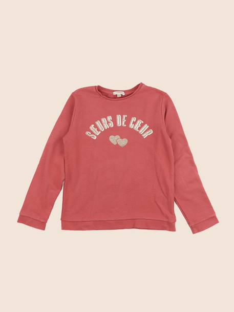 Sweat - 12 ans Rose 1 - vertbaudet enfant 