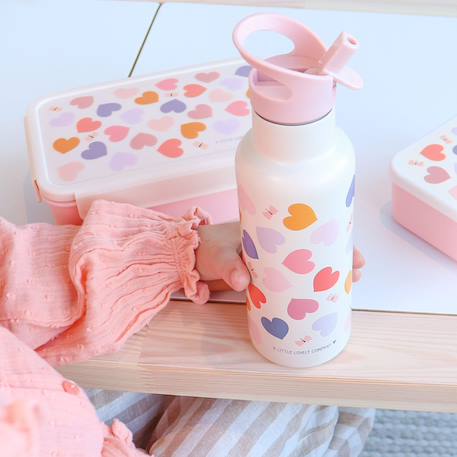 Lunch box cœurs (1,2 l) Rose, orange, violet 4 - vertbaudet enfant 