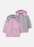 Parka fille tissu technique réversible fleurs Rose 3 - vertbaudet enfant 