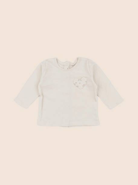 Tee-shirt - 3 mois Beige 1 - vertbaudet enfant 